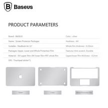 Захисна плівка Baseus Protector Packages для MacBook 12 Silver